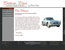 Tablet Screenshot of customcarsunlimited.com